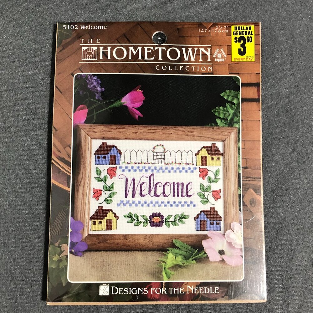 Cross Stitch Kit 5102 "Welcome" Designs for the Needle